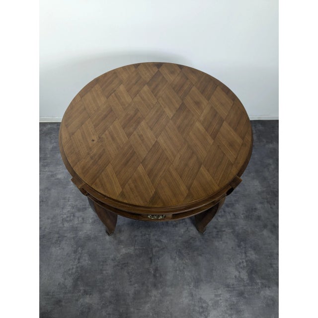 Pedestal Table by J.F Leleu For Sale - Image 3 of 8