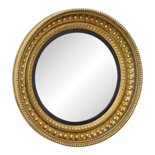 19th Century Large Convex Mirror For Sale