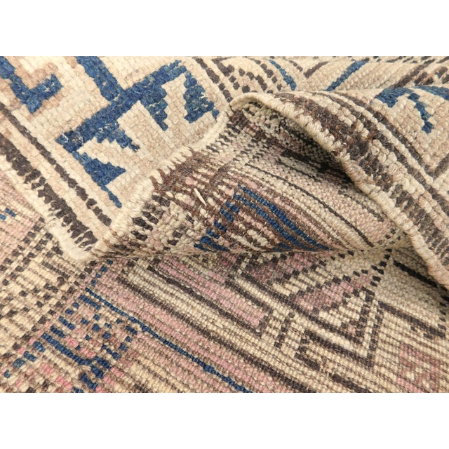 Tan Antique Caucasian Kazak Rug. 3'3"x 4'8" For Sale - Image 8 of 18