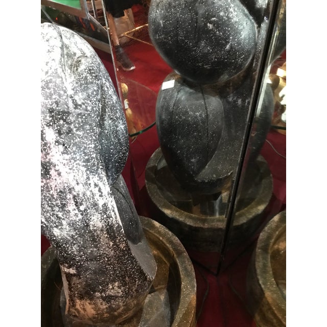 Concrete Mother & Child Sculptural Fountain For Sale In Miami - Image 6 of 8