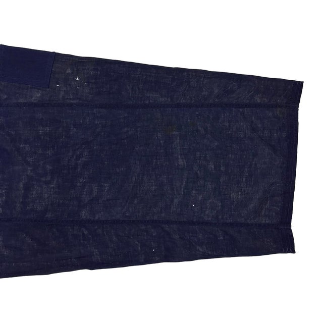 Large Vintage Distressed Cotton Nautical Signal Flag For Sale In Los Angeles - Image 6 of 8