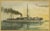 SMS Hela: German Light Cruiser in Pre-WWI, 1903, Chromolithograph on Paper For Sale - Image 4 of 6