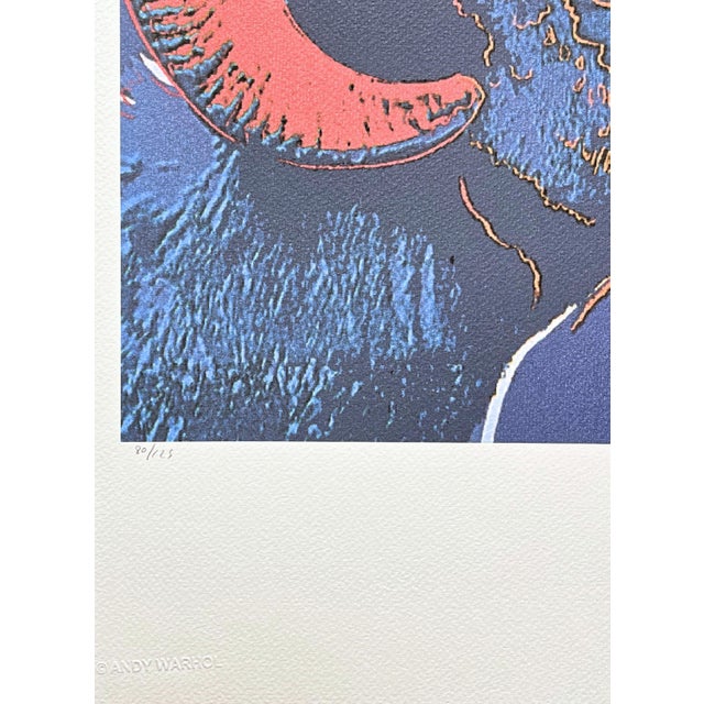 Mid-Century Modern After Andy Warhol, Bighorn Ram, 1980s, Lithograph For Sale - Image 3 of 7