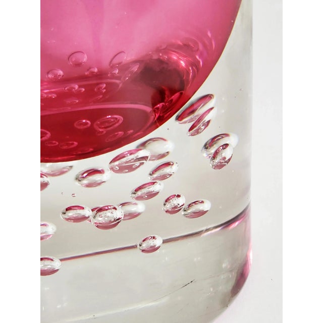 Mid-Century Modern Czech Glass Vase by Jaroslav Svoboda, 1974 For Sale - Image 3 of 5