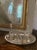Set of two decanters with stoppers and five glasses with casings from Christofle for its Gallia line set on a Christofle...