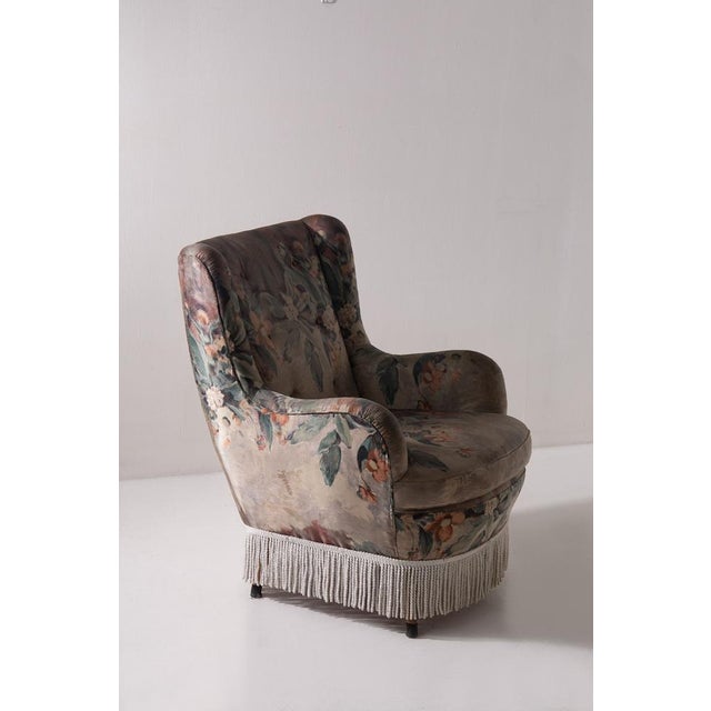 Italian Armchairs from Marelli Fabrics, 1950s, Set of 2 For Sale - Image 9 of 9