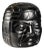 Olmec Head in Black Obsidian Stone For Sale