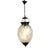 Late 20th Century Vintage Etched Egg Indian Pendant Light For Sale - Image 5 of 9