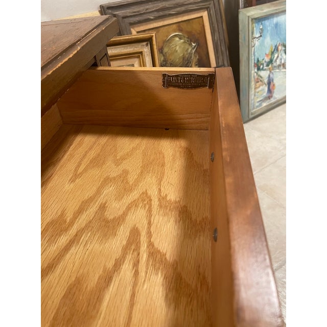 Gemstone 1940s Flint & Horner Midcentury Hallway Console (Pecan) For Sale - Image 7 of 7