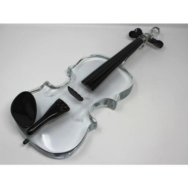 2010s Murano Glass Violin by Pino Signoretto For Sale - Image 5 of 5