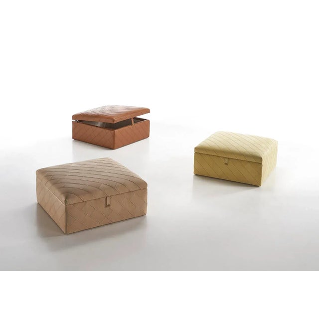 Dauphin Container Pouf by Studio Interno Bedding for Bedding Atelier For Sale - Image 4 of 6