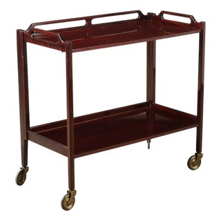 Vintage Kitchen Cart in Painted Beech, 1950s For Sale