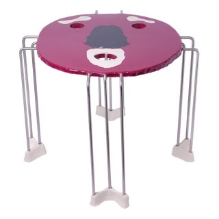 Triple Play Coffee Table in Matt Cherry by Gaetano Pesce for Fish Design For Sale