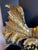 Gold Large Vintage C1970s Brutalist Illuminated Brass Gold Fish Sculpture Attributed to Henri Fernandez For Sale - Image 8 of 12