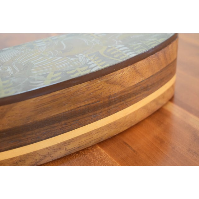Brown Lee Barnes Peck Jewelry Box For Sale - Image 8 of 9