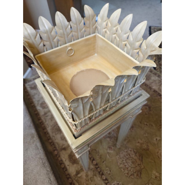 Chinoiserie Toleware Planter For Sale In Indianapolis - Image 6 of 9