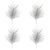 Rustic Glittered Pine Spray (Set of 4) For Sale - Image 3 of 3
