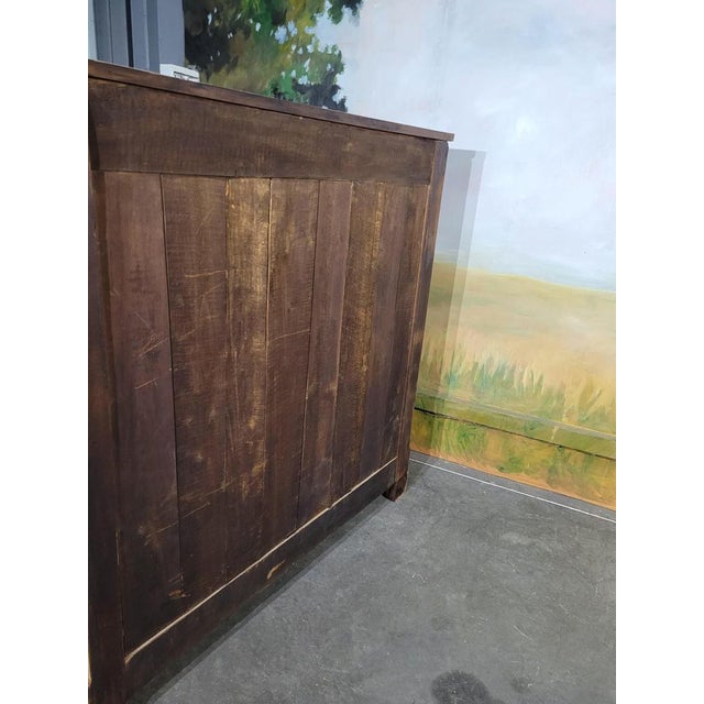 Small Louis Philippe Walnut Armoire For Sale - Image 11 of 12