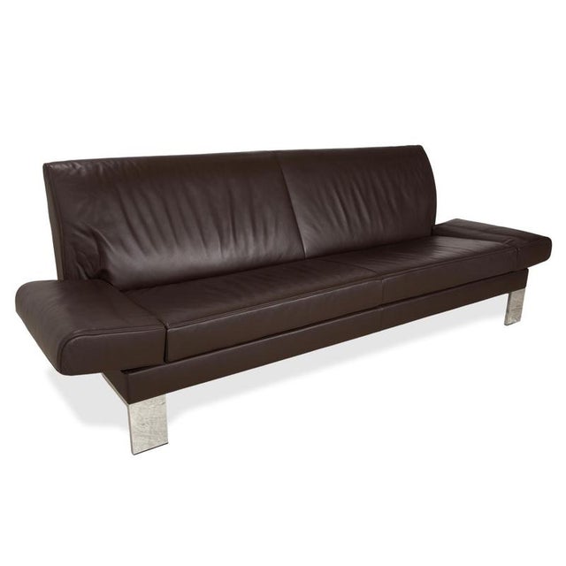 Glove JR-8900 3-Seater Sofa in Leather and Chrome from Jori For Sale - Image 4 of 18