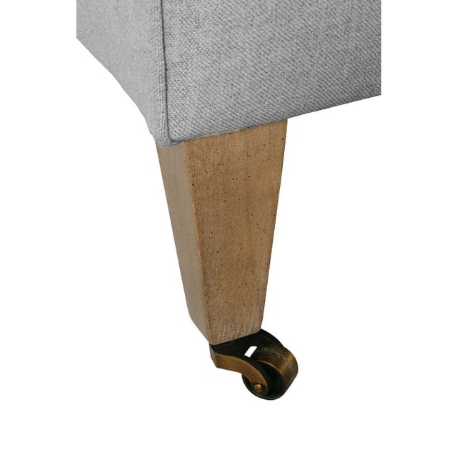 Alcott Chair, Stone Linen For Sale - Image 11 of 12