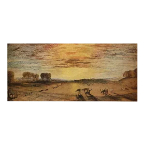 1960 After Joseph Turner "Petworth Park" Vintage First Limited Edition Print