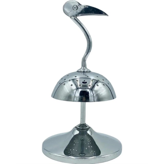 Vintage Stork Silver Plate Hors D’oeuvres Stand Cocktail Barware For Sale - Image 12 of 12