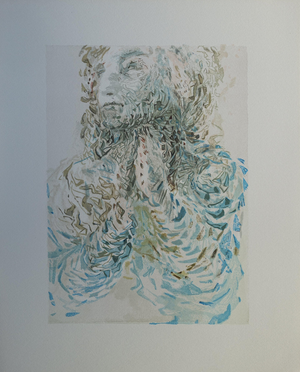 Salvador Dali, La prescience divine, Etching