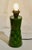 Ceramic Dark Green Secle Lamp For Sale - Image 7 of 10