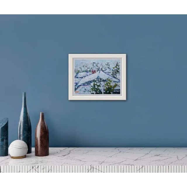 Winterscapes — View From My Window, Contemporary Landscape Painting For Sale - Image 4 of 6