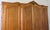Vintage French Louis XVI Style Carved Oak 4-Door Armoire For Sale - Image 6 of 14