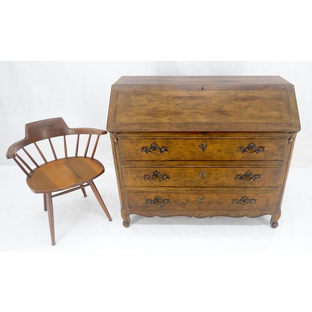 Baker Slant Drop Front Secretary Desk 3 Drawers Chest MINT For Sale - Image 18 of 18