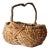 Vintage Rustic Buttocks Basket For Sale
