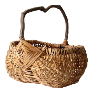 Vintage Rustic Buttocks Basket