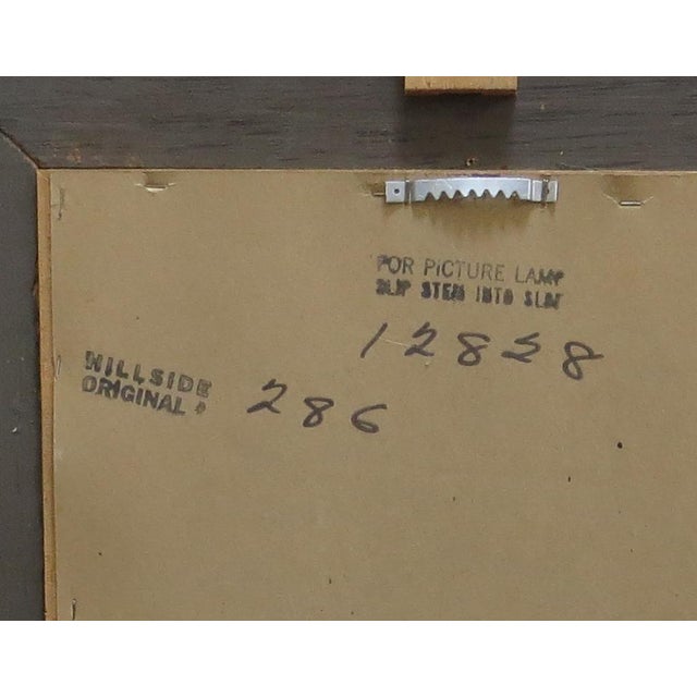 1950s Etta Benjamin Cien Original Oil on Board Parisian Street Scene For Sale In Madison - Image 6 of 7