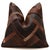Farmhouse Luxury Geometric Genuine Hair-on Cowhide Pillow 18x18 | Handmade For Sale - Image 3 of 8