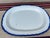 Antique Pearlware Blue Feather Edge Platter, Circa 1820’s For Sale - Image 9 of 12