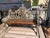Gothic Revival Cast Iron Garden Bench with Registration from Coalbrookdale For Sale - Image 11 of 13