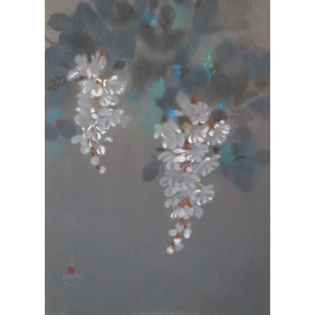 David Lee, "Locust Tree Flowers (15)," Lithograph For Sale