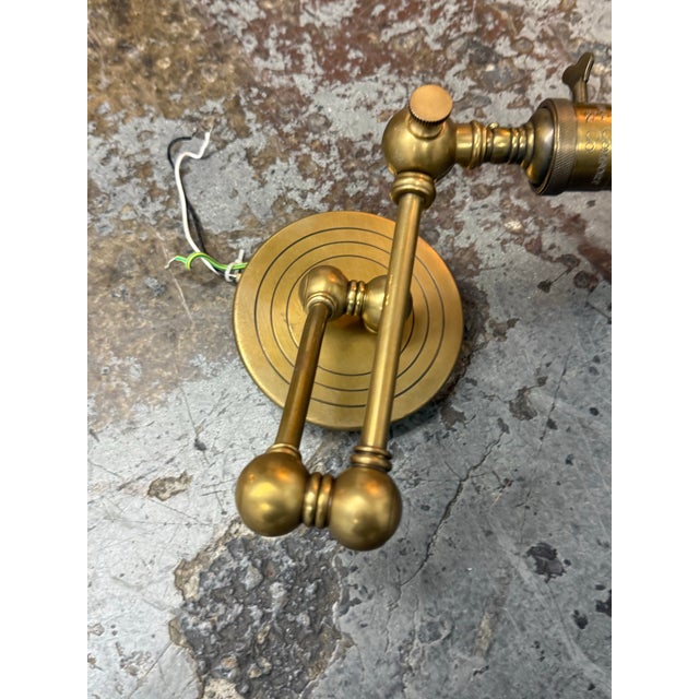 E. F. Chapman for Visual Comfort Signature Boston SLG Swing Arm Sconces, Pair For Sale - Image 9 of 12
