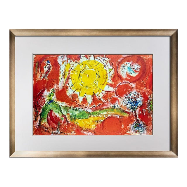 【リトグラフ】Marc Chagall MARC CHAGALL Original 1969 Limited Lithograph M. 578 