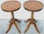 1900 - 1909 Pair of American Folk Art Inlaid Lyre-Form Tables, circa 1900 For Sale - Image 5 of 10