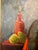 Stunning Mid Century Modern MCM Figurative Portrait Painting of Young Woman Unsigned For Sale - Image 9 of 14