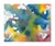 Multicolor abstract watercolor reminiscent of tie dye by Les (Leslie Luverne) Anderson (American, 1928-2009). From the...