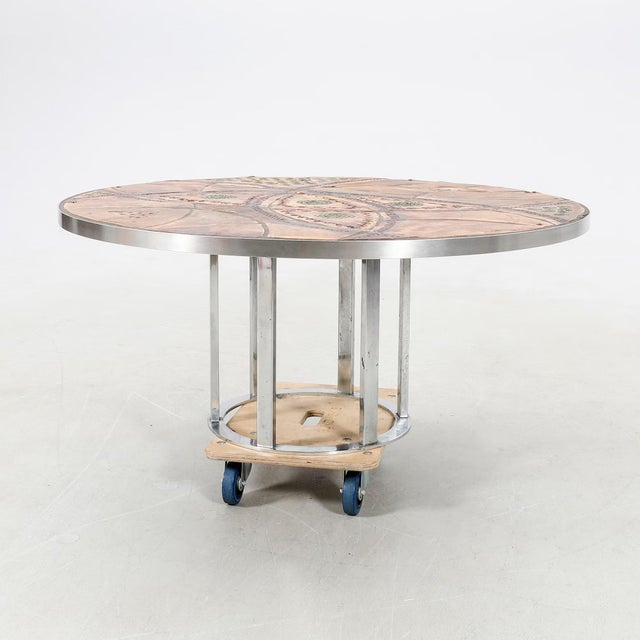 Poul Cadovius Table in Ceramic by Lilly Just Lichtenberg for Poul Cadovius, 1960 For Sale - Image 4 of 5