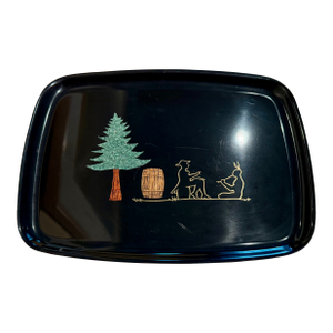 Rare Dartmouth College Mid-Century Custom Couroc Tray