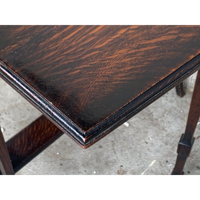 Late 19th Century 19th Victorian Gateleg Folding Side Table For Sale - Image 5 of 10