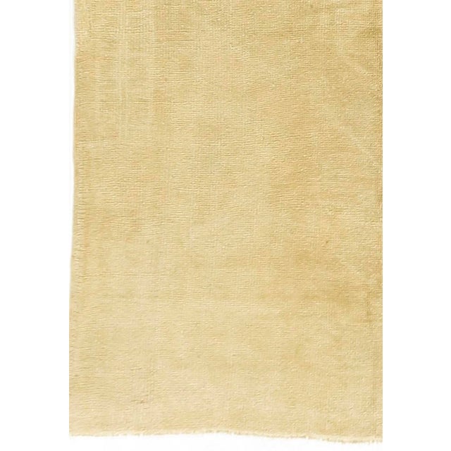 Turkish Vintage Circa 1940 Turkish Oushak Runner Rug 4ft 4in X 12ft 3in For Sale - Image 3 of 4