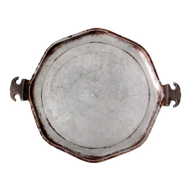 Vintage Guardian Service Aluminum Serving Tray For Sale