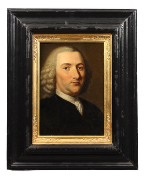 Dutch Artist, Portrait of Petrus Camper, 1700s, Oil on Panel