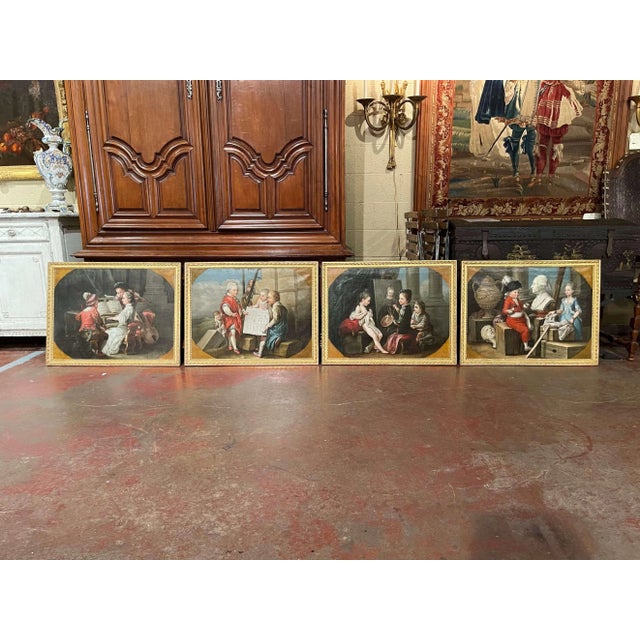 Bring the elegance and refinement of 18th century French decorative art into your interior with this exceptional suite of...